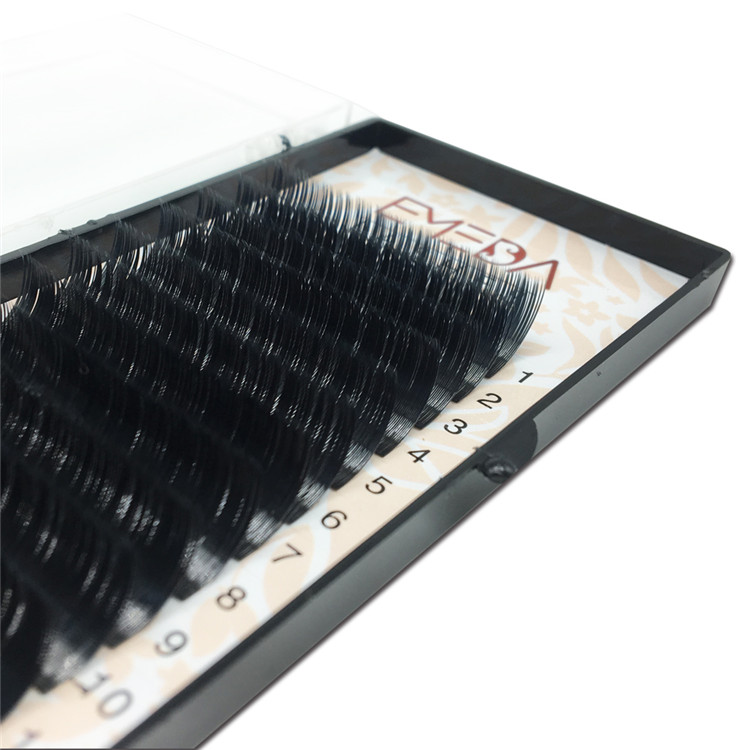 Natural Flat Eyelashes Extensions Manufacturer 